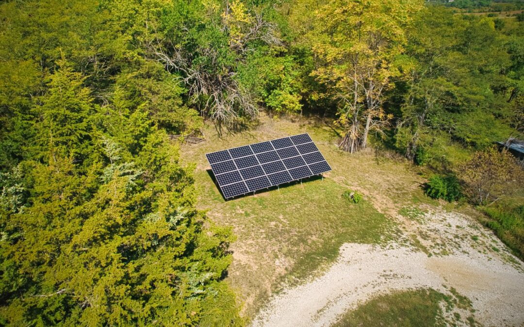 8.2 kW Residential Ground Mount Solar Installation in Lawrence, Kansas