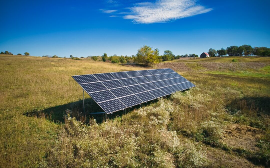 12.96 kW Residential Ground Mount Solar Installation in McLouth, Kansas